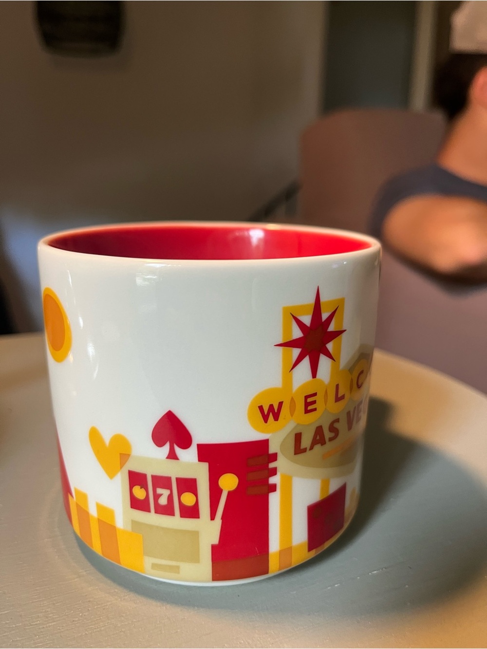 Starbucks Las Vegas Welcome Ceramic Mug White and Red “you are here”  collection - Picture 2 of 9